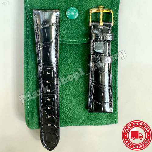 Rolex cinturino pelle - cinturino, nero