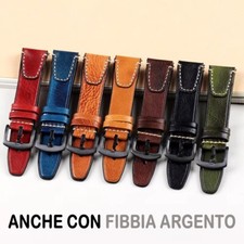 Cinturino orologio pelle verde