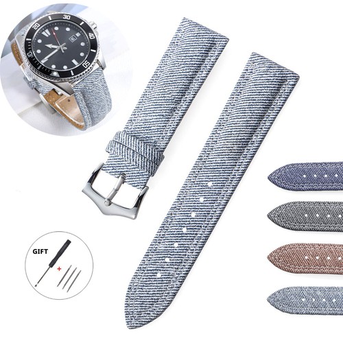 Cinturino orologio pelle - , tela