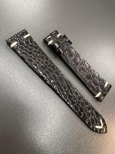 Leather Black Strap 20/16mm