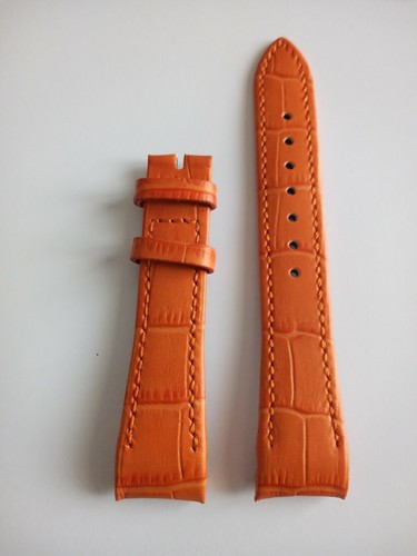 Cinturino pelle attacco curvo - pelle,