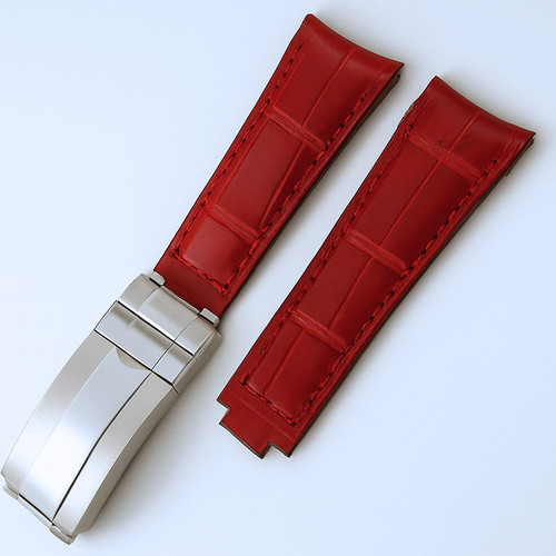 Cinturino orologio pelle rosso - orologio,